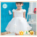 Nuevo modelo de rejilla Sweet Honey Party Girl Dress Lindo algodón chica vestido de fiesta infantil